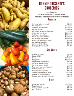 GROCERY- REVISED PAGE 1 GROCERY- REVISED PAGE 1