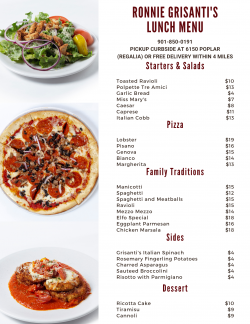 LUNCH MENU LUNCH MENU